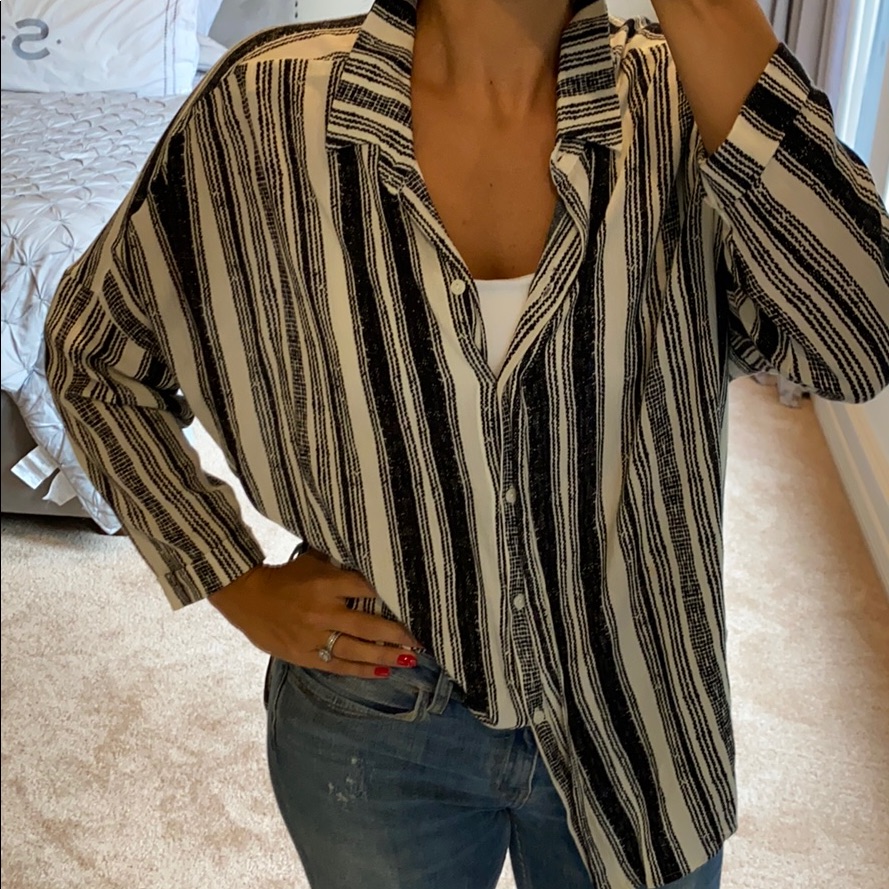 Light Button Down Blouse
